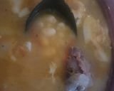 A picture of step 1 of Ky White Bean Soup w/Pork.