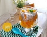 Foto langkah ke 2 dari resep Es Mangga Selasih #pr_esbuah.
