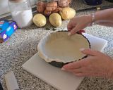 Foto del paso 6 de la receta: Tarta de Patatas, Espinacas, Champiñones y Queso (en air fryer)