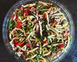 Foto del passaggio 6 della ricetta Insalata di pasta estiva con Fusilli Avellinesi