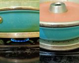 Foto langkah ke 8 dari resep Bolu cocopandan panggang tanpa oven.