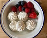 A picture of step 9 of A Pudding for HM Queen, Eton Mess in a handmade Chocolate Cup.