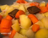 A picture of step 7 of Vegetable Curry.