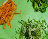 A picture of step 1 of Amaranth/Rajgira Wrap.