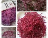 Hình bước làm 5 của món Khoai lang tím bào sợi chiên giòn