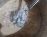 A picture of step 1 of Wheet chilla with tea.