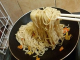 Mie ayam goreng pedasss gilaaak