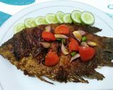 Foto langkah ke 5 dari resep Gurame bakar sambal kecap.