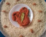 A picture of step 1 of Garlic chutney.