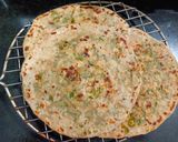 A picture of step 5 of Mooli Ke Parathe.