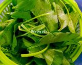 Hình bước làm 1 của món Canh cải ngọt thịt bằm