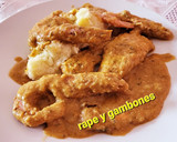 Foto del paso 9 de la receta: Rape con gambones