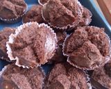 Foto langkah ke 7 dari resep Bolu Kukus Coklat Mekar No Telur No Mixer.
