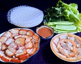 Hình bước làm 5 của món Thịt xá xíu + thịt luộc cuốn bánh tráng chấm mắm nêm