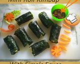Foto langkah ke 9 dari resep Mini Roll Kimbap with Simple Sauce.