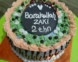Foto langkah ke 5 dari resep Brownies Coklat (base cake ultah).