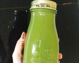 Hình bước làm 3 của món Juice- nước ép dừa, rau má