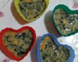 A picture of step 6 of Spinach Corn Muffins.