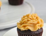A picture of step 5 of Chocolate Cupcakes with Peanut Butter Buttercream Frosting.