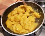 A picture of step 5 of Pumpkin Gnocchi with less flour.