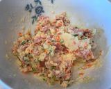 A picture of step 2 of Oven-Baked Potato balls.