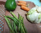 A picture of step 1 of Vegetable soup.