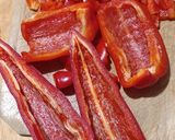Vegán, sajtkrémes, paprikapiskótás tekercs recept fázis 1 fotója