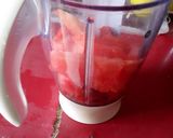 A picture of step 1 of Chilled watermelon drink.