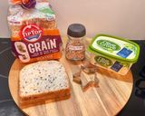 A picture of step 1 of Fairy Bread Toast in Tiffin Trix Lunch Box.