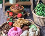 Gambar langkah 5 resipi Nasi Lemak Merah Jambu.