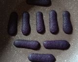 Foto langkah ke 4 dari resep Lidah Kucing Taro Teflon.