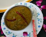 A picture of step 4 of Punjabi Palak Sarson Ka Saag.