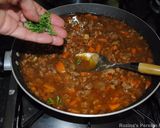 A picture of step 6 of Scottish minced and tatties.