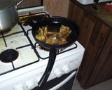 A picture of step 9 of Chicken stock Fried rice.