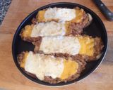 Foto del paso 10 de la receta Berenjenas rellenas de carne en microondas con grill