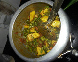 Beans aloo bhaji रेसिपी चरण 2 फोटो
