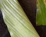 A picture of step 5 of Patolya- For Ganesh Chaturthi from Maharashtra and Konkan.