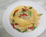 รูปขั้นตอนการทำที่ 5 ของ ไข่หน้านุ่ม~ราดซอสไทบ้าน Soft Omelette ~ with Thai sauce