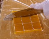 A picture of step 9 of Crunchy Square Butter Cookies with Vegetable Powder.