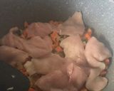 Foto del paso 4 de la receta Alcachofas con setas y pollo