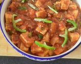 A picture of step 6 of Snack Of Cottage Cheese Tossed In Spicy Red Chilli Sauce (Paneer Starter Dry Chilli Paneer).