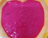 A picture of step 5 of ❤️ Heart-Shaped Eggless Strawberry Cake.