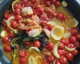 Une image de l'étape 3 de Sauce tomate cerise Basilic.