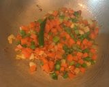 A picture of step 2 of Garlic Veg Soup.