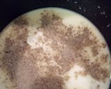 A picture of step 3 of Sourdough Cinnamon rolls.
