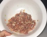 Hình bước làm 1 của món Bắp cải cuộn thịt băm sốt cà chua