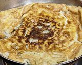 A picture of step 1 of Chilli egg (omlette style).