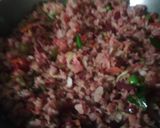 A picture of step 4 of Red Poha Upma.
