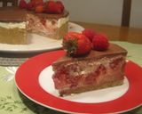 Málnás - Epres no bake torta recept fázis 9 fotója