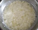 A picture of step 3 of Kesar Kalakand.